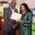 Graduate receiving certificate-25February2016